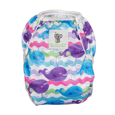 Baby & Toddler Swim Bundle with Towel - Purple Whale