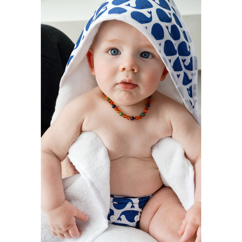 Baby & Toddler Swim Bundle with Towel - Blue Whale