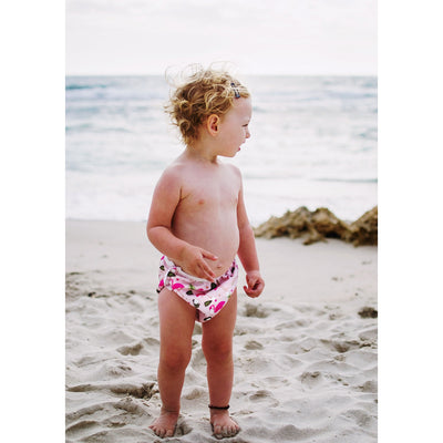 Reusable Swim Nappy- Standard- Pink Flamingo