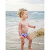 Reusable Swim Nappy- Purple Whale Standard