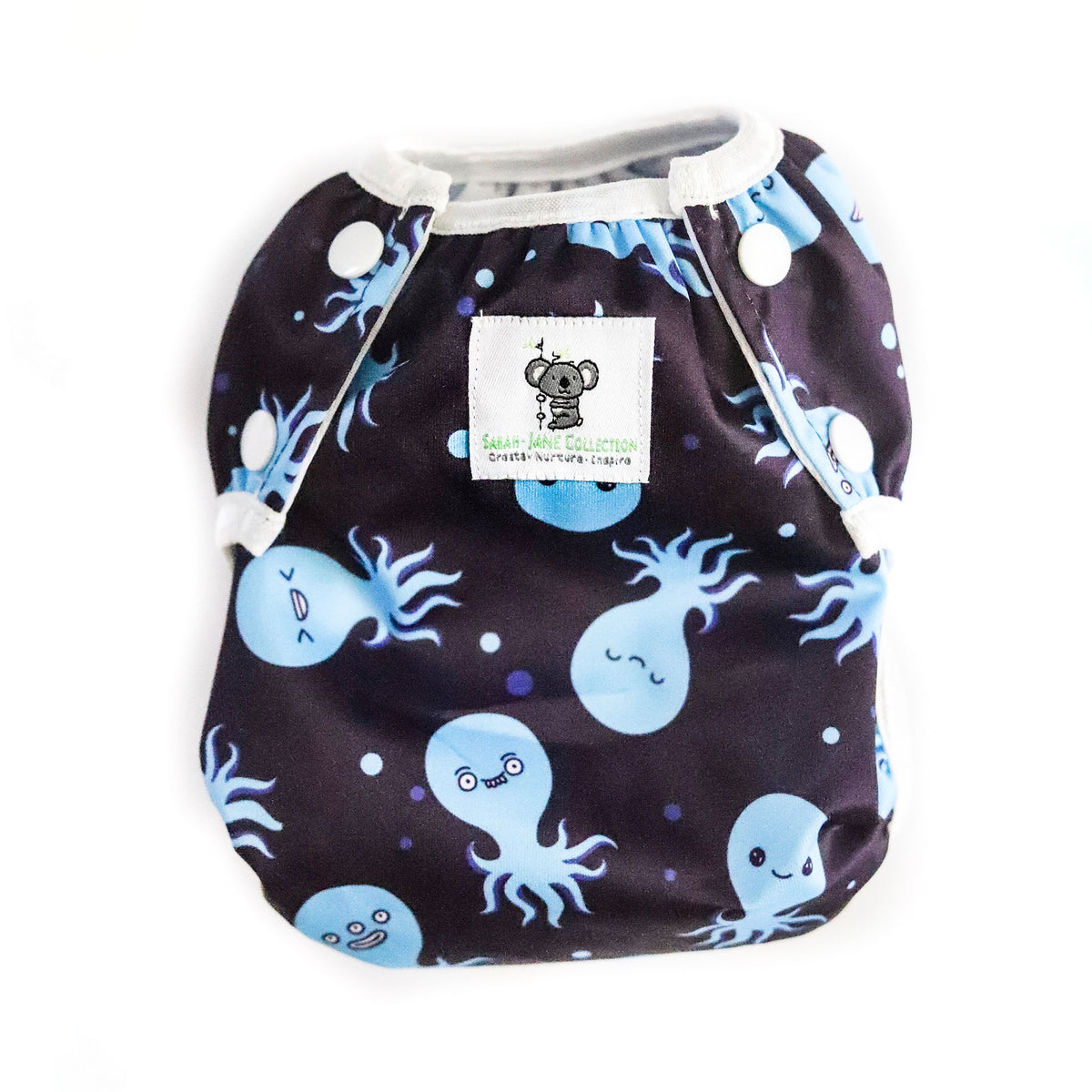 Reusable Swim Nappy- Octopus LARGE