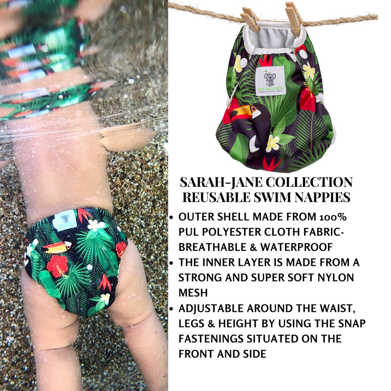 Baby & Toddler Swim Bundle with Towel - Toucan Jungle