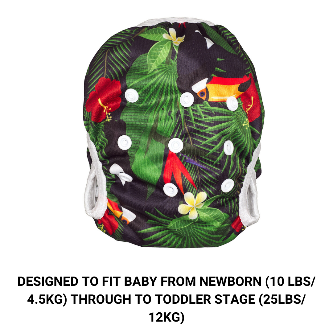 Baby & Toddler Swim Bundle with Towel - Toucan Jungle