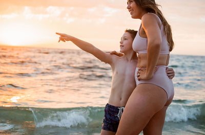 Ribbed Bikini Top | Blush Pink