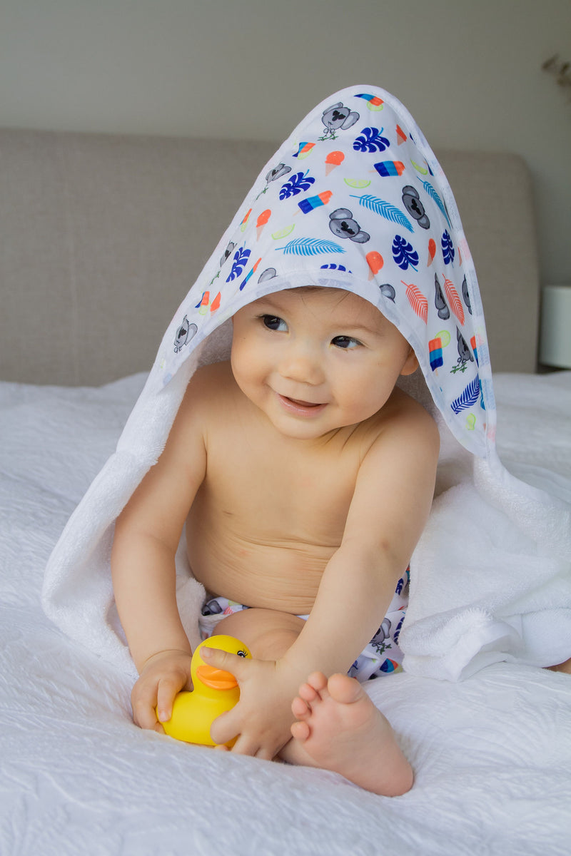 Baby & Toddler Swim Bundle with Towel - Blue Koala