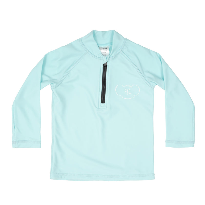 Rash Guard Top - UPF30+ Aqua