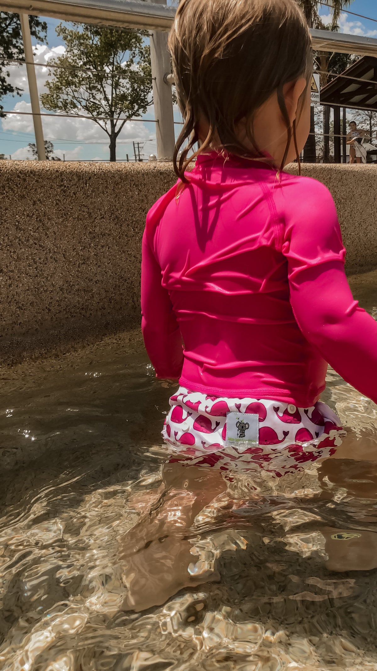 Reusable Swim Nappy Bundle- Set of 2 - Flamingo & Pink Whale