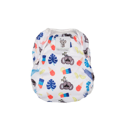 Reusable Swim Nappy- Blue Koala LARGE